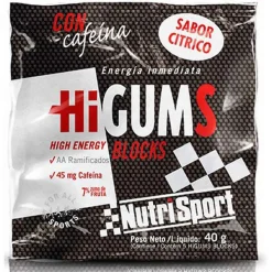 Nutrisport Gominolas energéticas HiGums Cítrico 40g