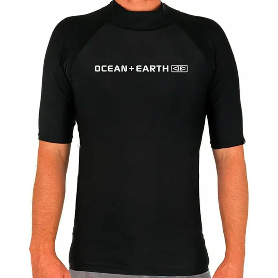 Ocean & Earth Rash guard manga corta Script