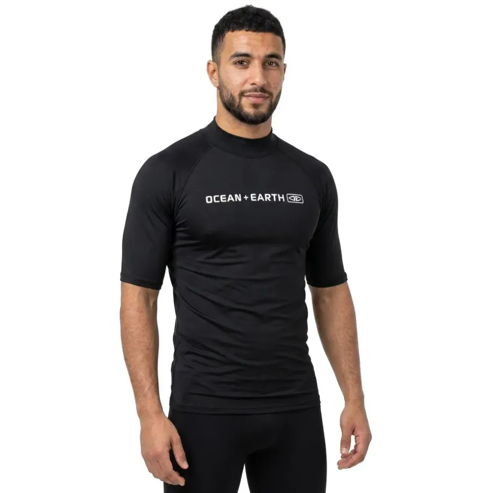 Ocean & Earth Rash guard manga corta Script