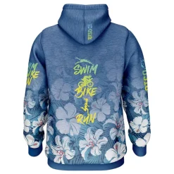 Otso Sudadera con capucha Swim Bike Run Flower