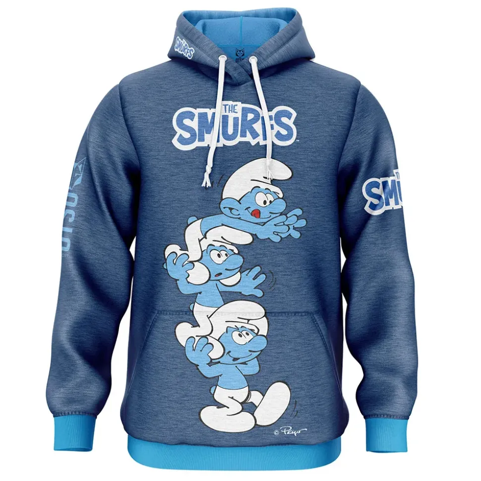 Otso Sudadera con capucha tipo torre Pitufos