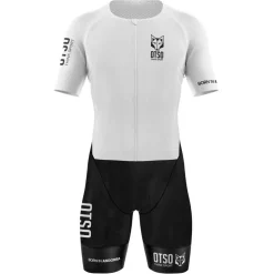 Otso Traje de triatlón de manga corta Black & White