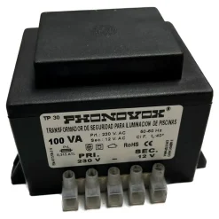 Phonovox Transformador 100va 230/12v 50-60hz ip-00 power strip tp31100