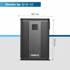 Poolex Bomba de calor inverter Silverline Top 90 40/50m3 8.8kW