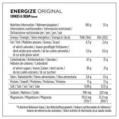 Powerbar Barra Energética Energizante Original Galletas Crema 55g