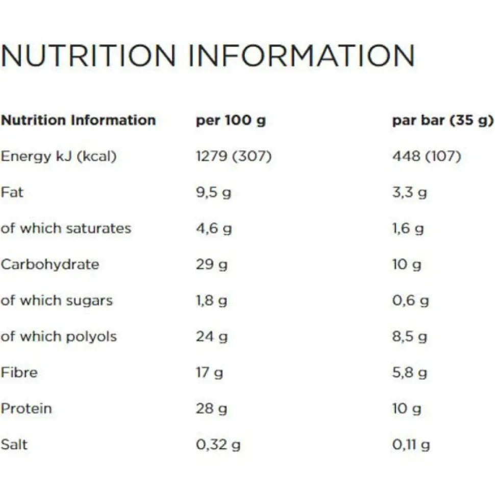 Powerbar Barrita de proteínas Plus Low Sugars Brownie de chocolate 35g