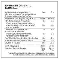 Powerbar Barrita energética Energize Original Ponche de plátano 55g