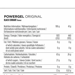 Powerbar Gel energético Powergel Grosella Negra 41g