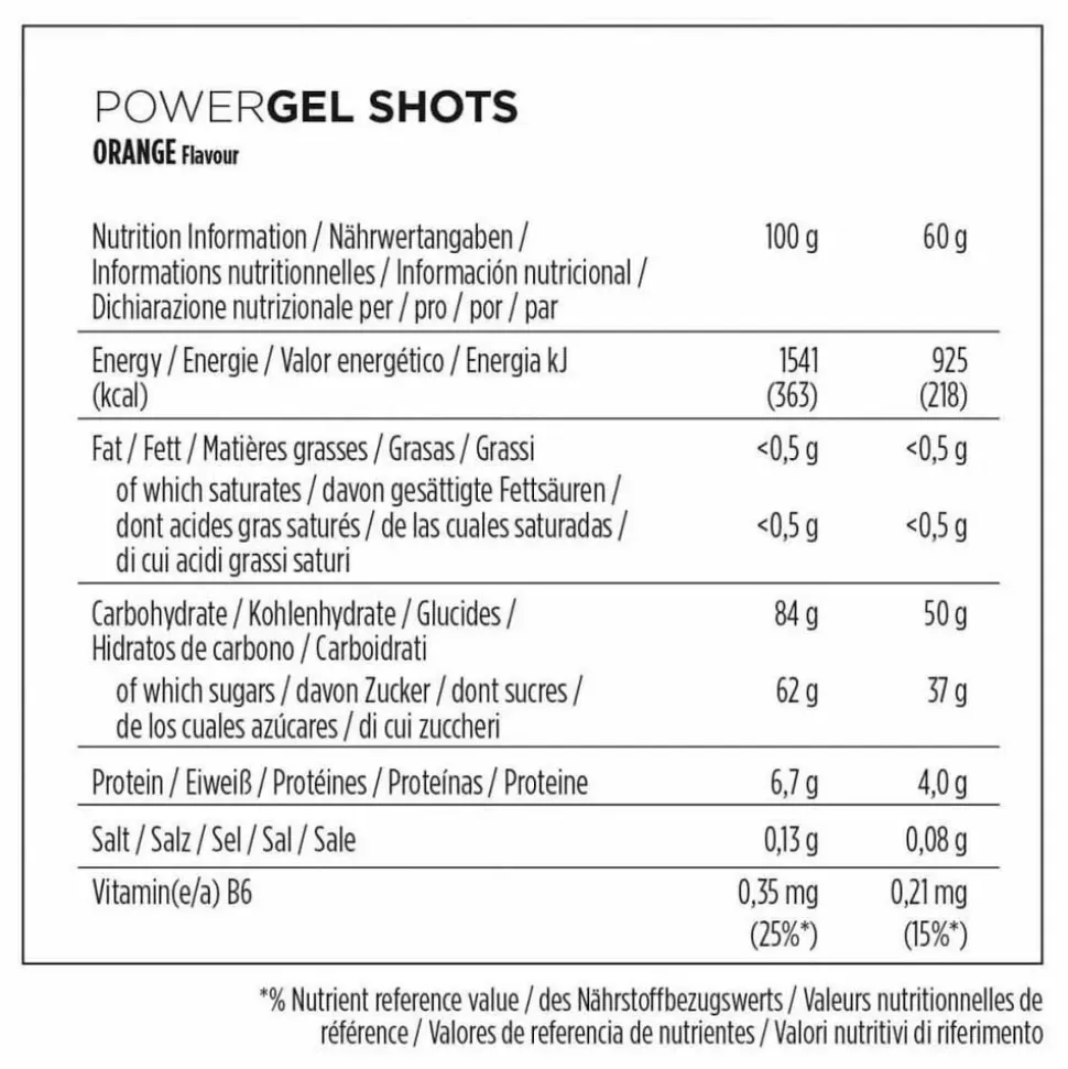 Powerbar Gominolas energéticas Naranja 60g