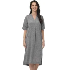 Redgreen Vestido midi de manga 3/4 Divine