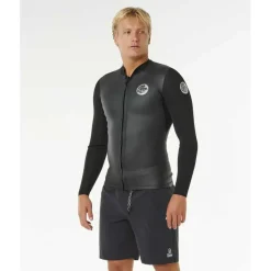 Rip Curl Camiseta térmica de manga larga con cremallera completa Dawn Patrol 1.5 mm ES