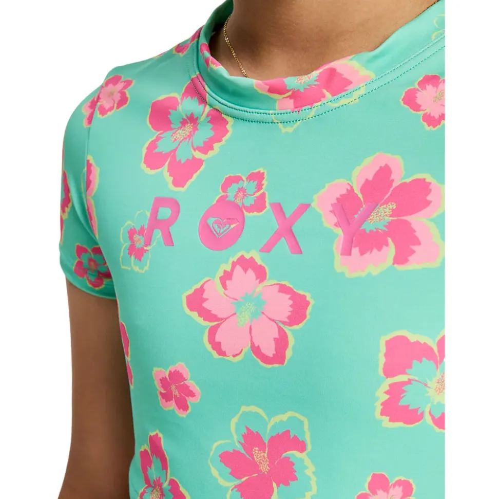 Roxy Rash guard manga corta Set Tropicool Crop