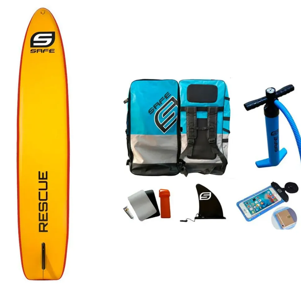 Safe Waterman Set de paddle surf hinchable Trilogy Rescue 10´6´´