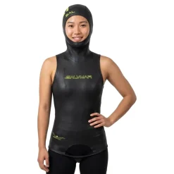 Salvimar Chaleco de neopreno con capucha para mujer Swim Skin 2 mm