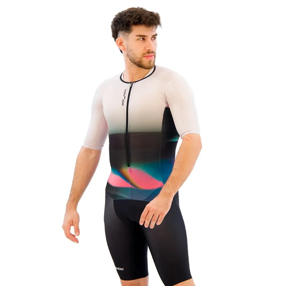 Santini Traje de triatlón de manga corta Viper