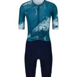 Santini Traje de triatlón de manga corta Leaf Mot