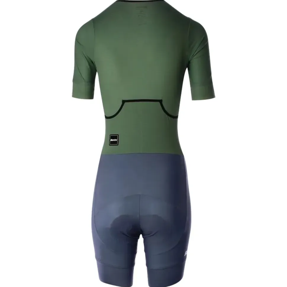 Santini Traje de triatlón de manga corta Leaf