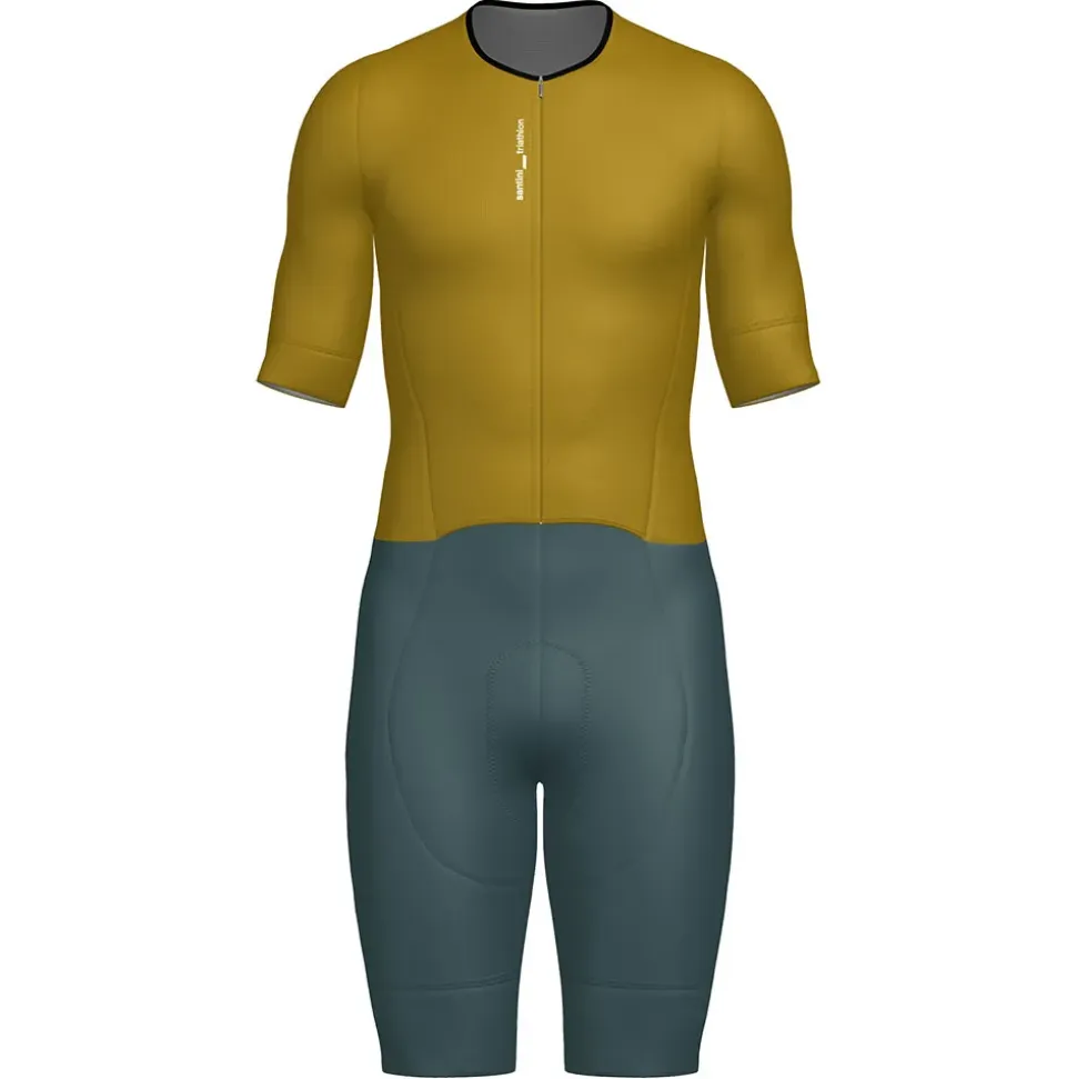 Santini Traje de triatlón de manga corta Leaf