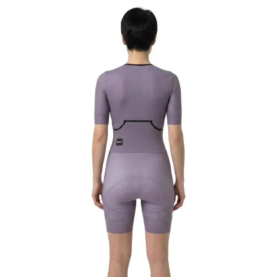 Santini Traje de triatlón de manga corta Leaf