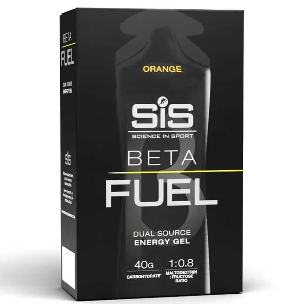 SIS Caja de geles energéticos Beta Fuel Naranja 60ml