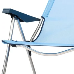 Solenny Sillón plegable de 5 posiciones 114x67x63 cm