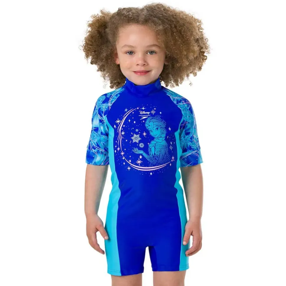 Speedo Shorty UV manga corta cremallera trasera All-In-One