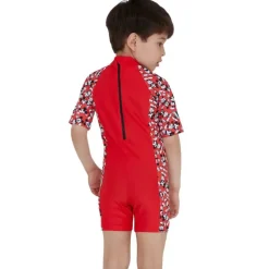 Speedo Shorty UV manga corta cremallera trasera Disney Mickey Mouse All-In-One