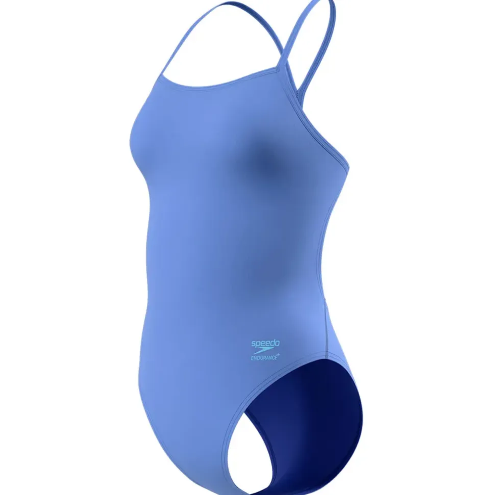 Speedo Traje de baño Solid V-Back 2.0