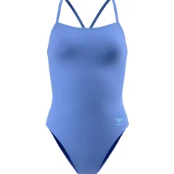Speedo Traje de baño Solid V-Back 2.0