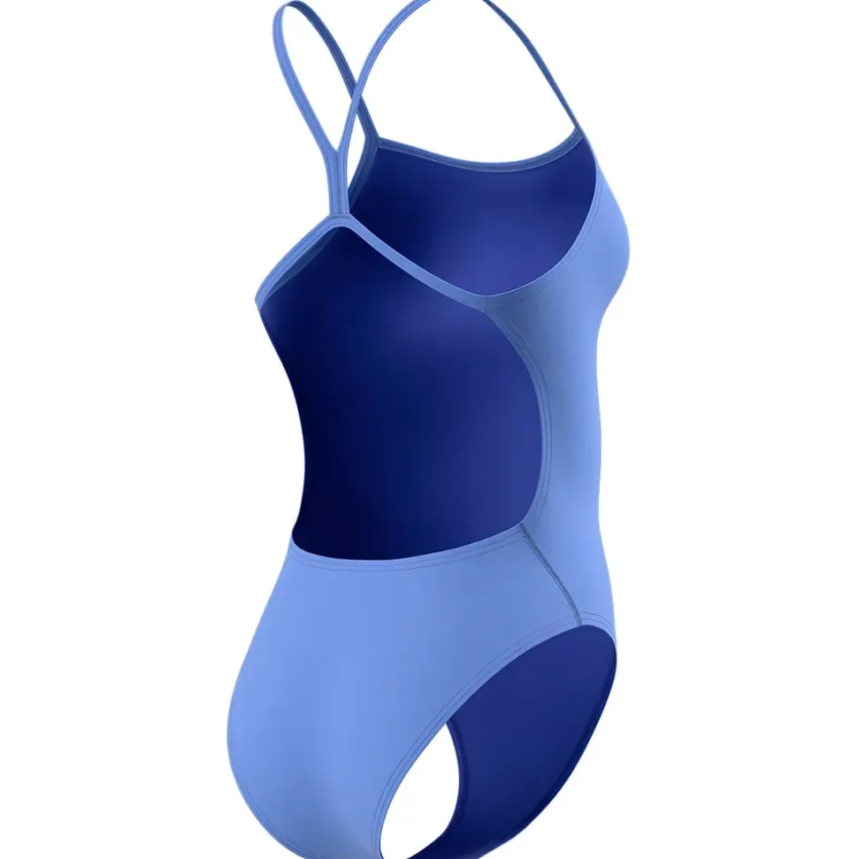 Speedo Traje de baño Solid V-Back 2.0