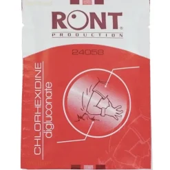 Sporti France Lote de 10 toallitas de clorhexidina