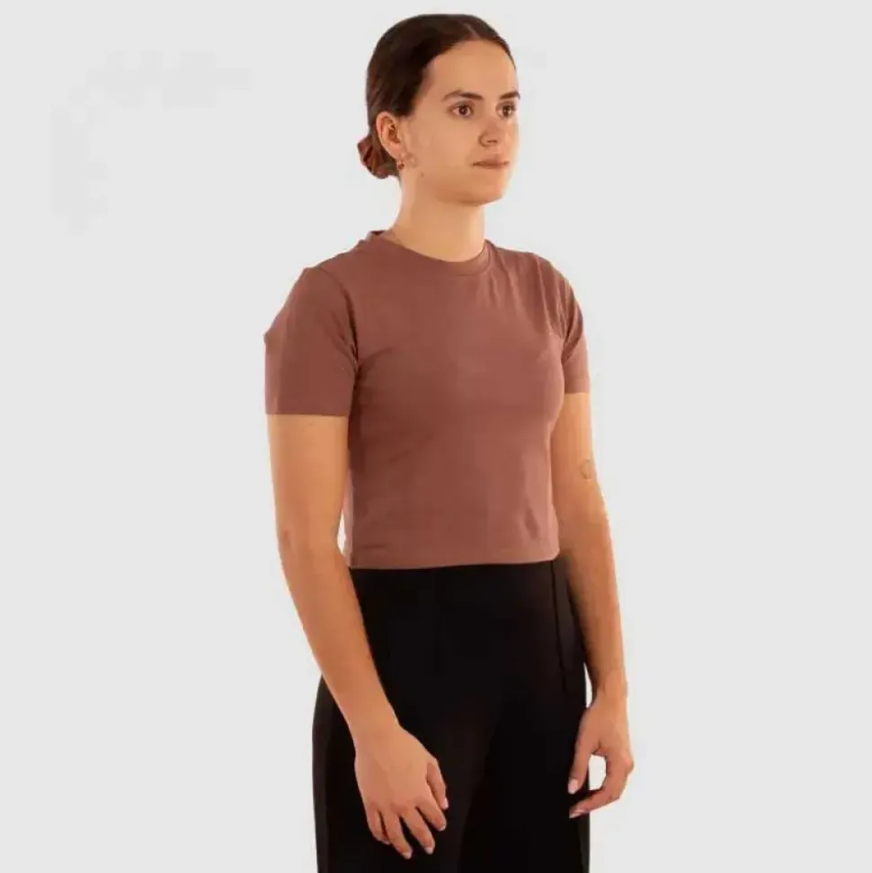 Squba Camiseta de manga corta Aqua Cropped