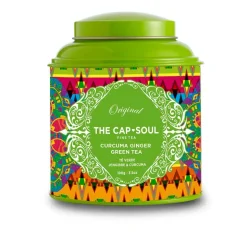 The Capsoul Té Verde de Cúrcuma y Jengibre 100g