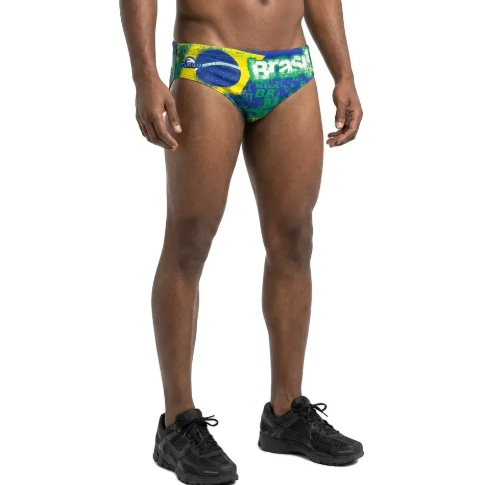 Turbo Bañador slip Happy Brazil