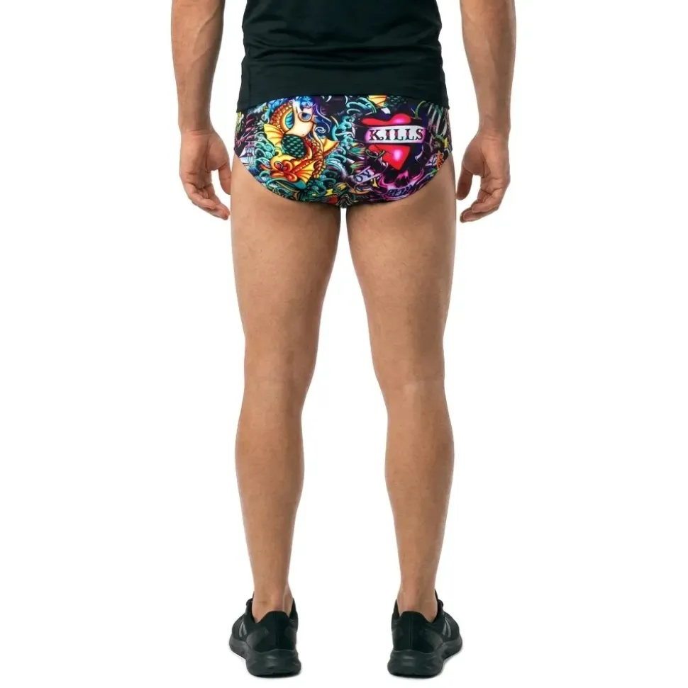 Turbo Bañador slip Tattoo Ink
