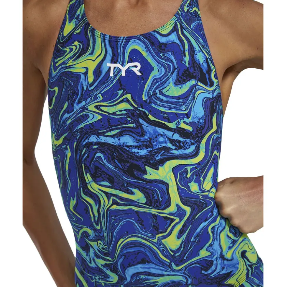TYR Bañador de competición con espalda abierta Tresher Hydrophobic