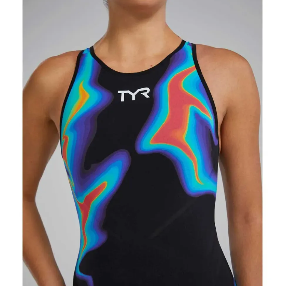 TYR Bañador de competición con espalda abierta Venzo Infrared