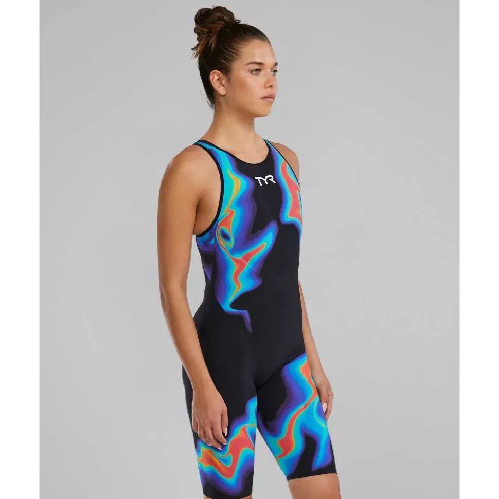 TYR Bañador de competición con espalda abierta Venzo Infrared