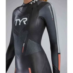 TYR Traje de neopreno de manga larga para mujer Hurricane CAT 3