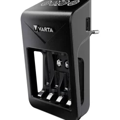 Varta Cargador LCD Pug+ con 4 pilas AA de 2100 mAh