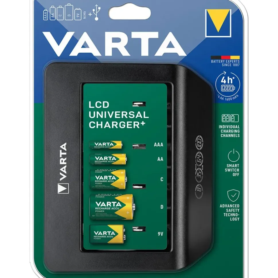 Varta Cargador Universal LCD+