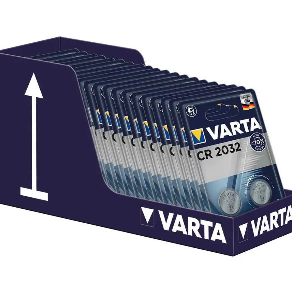 Varta Pila de botón 1x2 Electronic CR 2032