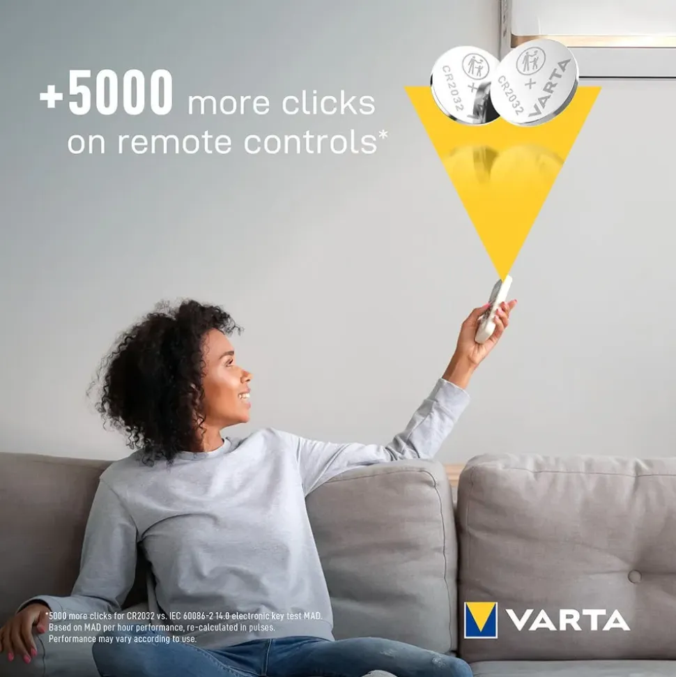 Varta Pila de botón 1x2 Electronic CR 2032