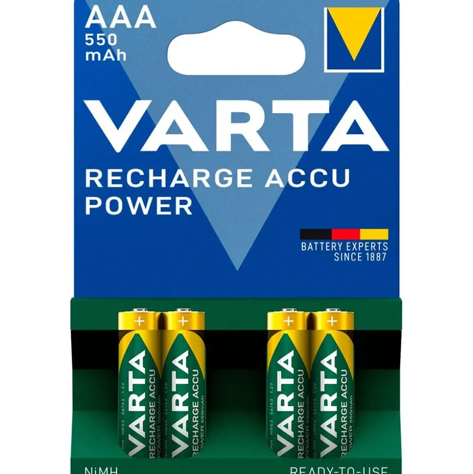 Varta Pila recargable 56743 550mAh 4 unidades