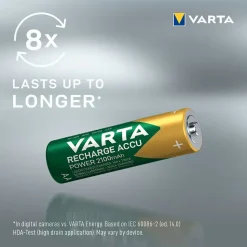 Varta 1x2 Pilas recargables AA Ready2Use NiMH Mignon 2100mAh