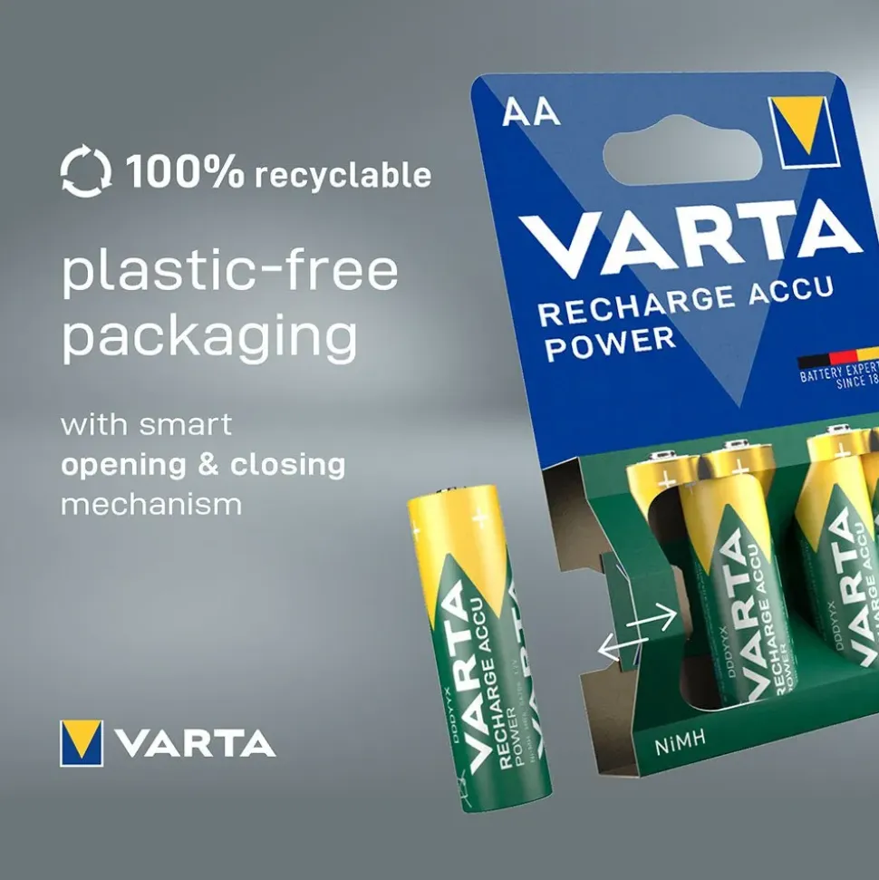 Varta 1x2 Pilas recargables AA Ready2Use NiMH Mignon 2100mAh