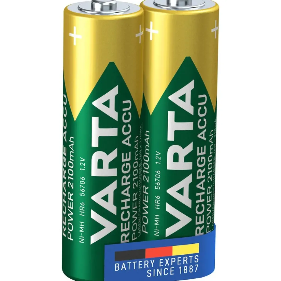Varta 1x2 Pilas recargables AA Ready2Use NiMH Mignon 2100mAh