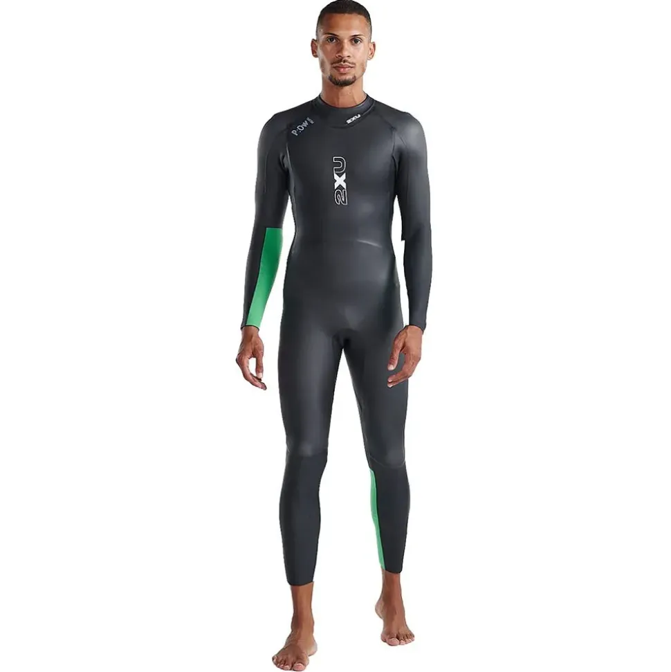 2XU Traje de neopreno de manga larga con cremallera trasera Propel Open Water 5/4/3 mm