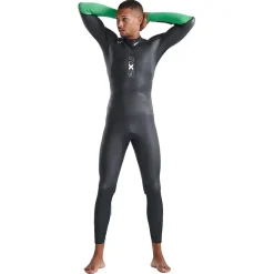 2XU Traje de neopreno de manga larga con cremallera trasera Propel Open Water 5/4/3 mm