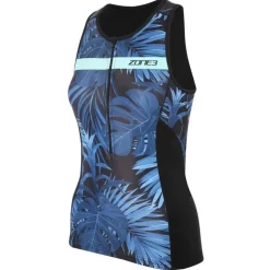 ZONE3 Camiseta neopreno sin mangas Activate+ Tropical Palm